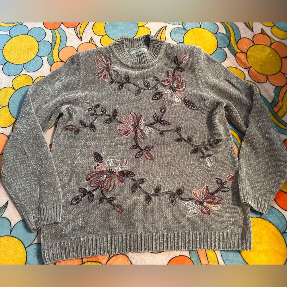 Sequin Vintage Alfred Dunner Sweater